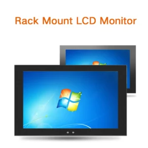 Monitor de computador industrial de 14 polegadas Tela de mesa de 14 polegadas VGA DVI USB HDMI-Interface Touch Host Display resistivo