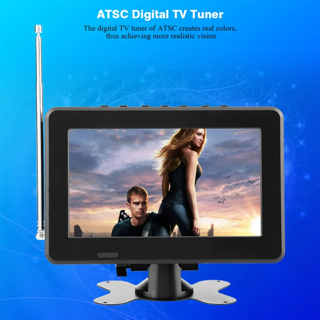 Mini TV Portátil 7" LEADSTAR ATSC HD para Carro com FM
