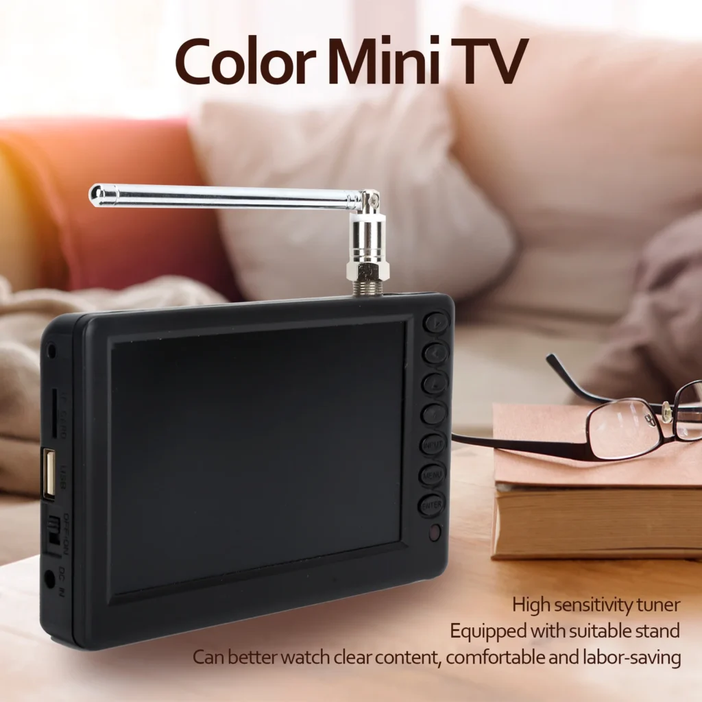 Mini TV Portátil 5" LEADSTAR Digital FM ATV HD