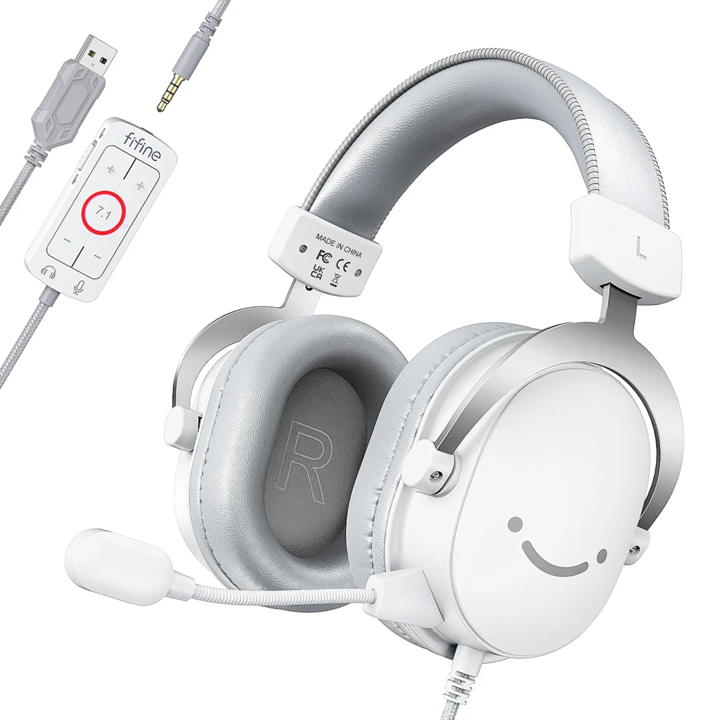 Headset Gamer Fifine H9 Som Surround 7.1