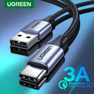 UGREEN Cabo USB-C 3A Carga Rápida e Dados