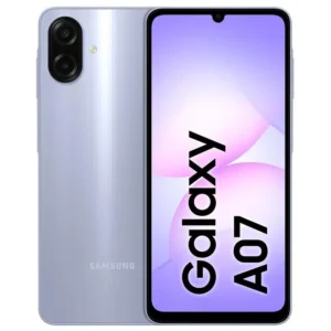 Smartphone Samsung A07 128GB Violeta 4GB RAM Tela 6,7" Câm. Dupla + Selfie 8MP