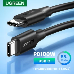Cabo USB-C Ugreen PD 100W 5A Fast Charge