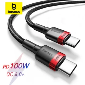 Cabo USB-C Baseus PD 100W Fast Charge