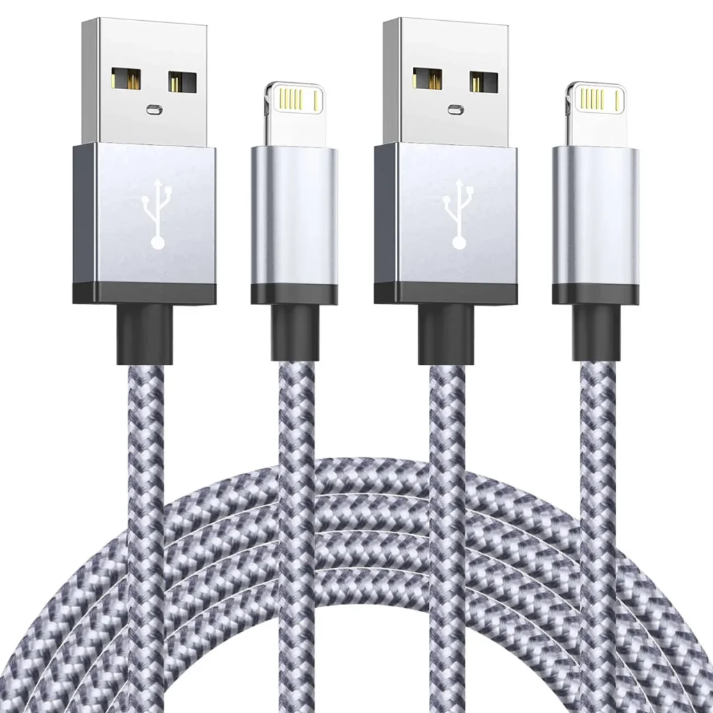 Cabo USB Lightning Fast Charge para iPhone/iPad (1–3m)