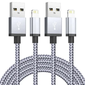Cabo USB Lightning Fast Charge para iPhone/iPad (1–3m)