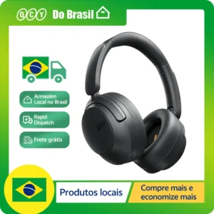 Fone de Ouvido Over-Ear QCY BH25H3SA com Som Espacial Hi-Res