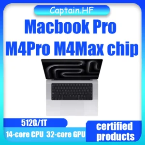 2024 MacBook Pro M4Pro M4Max 14 polegadas CPU de 14 núcleos GPU de 32 núcleos 512G/1T 16G/24G/64G RAM Notebooks Laptop.