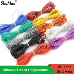 Fio de Silicone Resistente ao Calor AWG 10–30