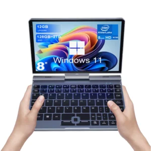 8 Polegada mini portátil n150 notebook ips tela de toque portátil netbook windows 11 mini pc micro computador bluetooth 5.2 12gb lpdrr5