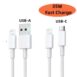 Cabo USB-C 35W para iPhone (vários tamanhos)