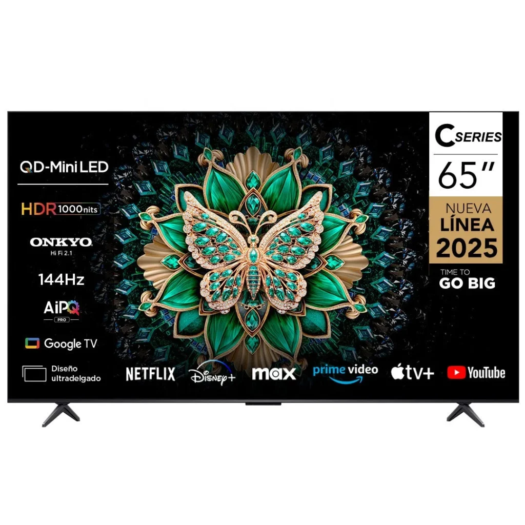 Smart TV 4K QD-Mini Led 144Hz com Sistema Operacional Google