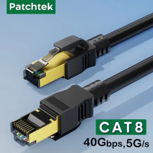 Patchtek Cabo Ethernet Cat8 RJ45 40Gbps