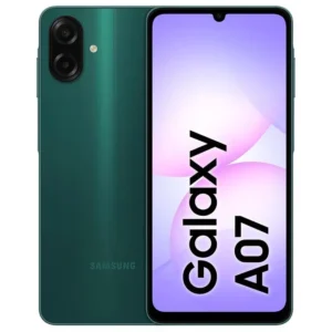Smartphone Samsung A07 128GB Verde 4GB RAM Tela 6,7" Câm. Dupla + Selfie 8MP