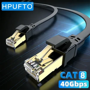 Cabo Ethernet Cat8 Gaming 40Gbps RJ45