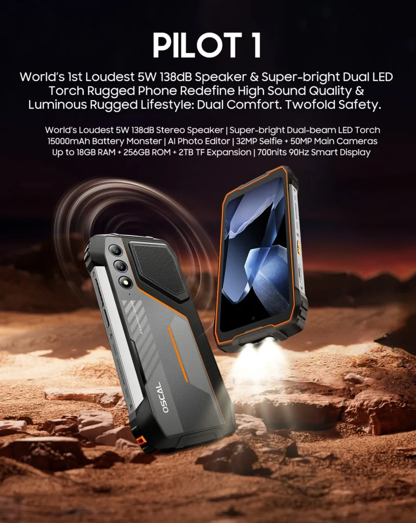 Blackview Oscal Pilot 1 6.67 HD+ 90Hz Android 14 Helio G81