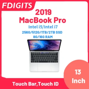 2019 MacBook Pro Intel i5 i7 13 Polegadas Touch Bar, Touch ID 256G/512G/1TB/2TB 8G/16G RAM Notebooks Laptop.