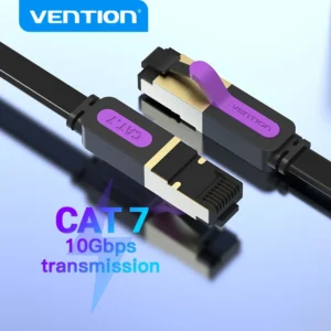Cabo Ethernet Vention Cat7 RJ45 STP para rede
