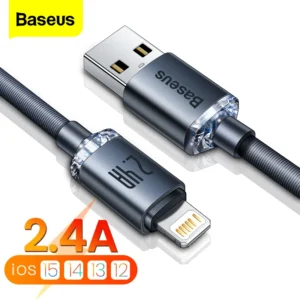 Cabo USB Baseus 2.4A para iPhone/iPad (Lightning)