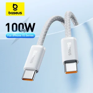 Cabo USB-C Baseus 100W Fast Charge