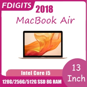 2018 MacBook Air (8a geração) chip Intel i5 13 polegadas 128G/256G/512G/1T SSD 8G/16G RAM Notebooks Laptop.