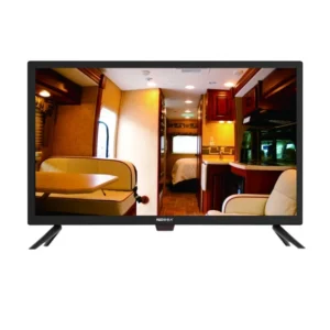 TV portátil digital 22" HD LED com suporte DVB-T2/S2 e DTMB