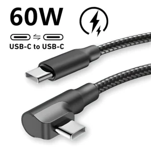 Cabo USB-C 90° Fast Charge Nylon